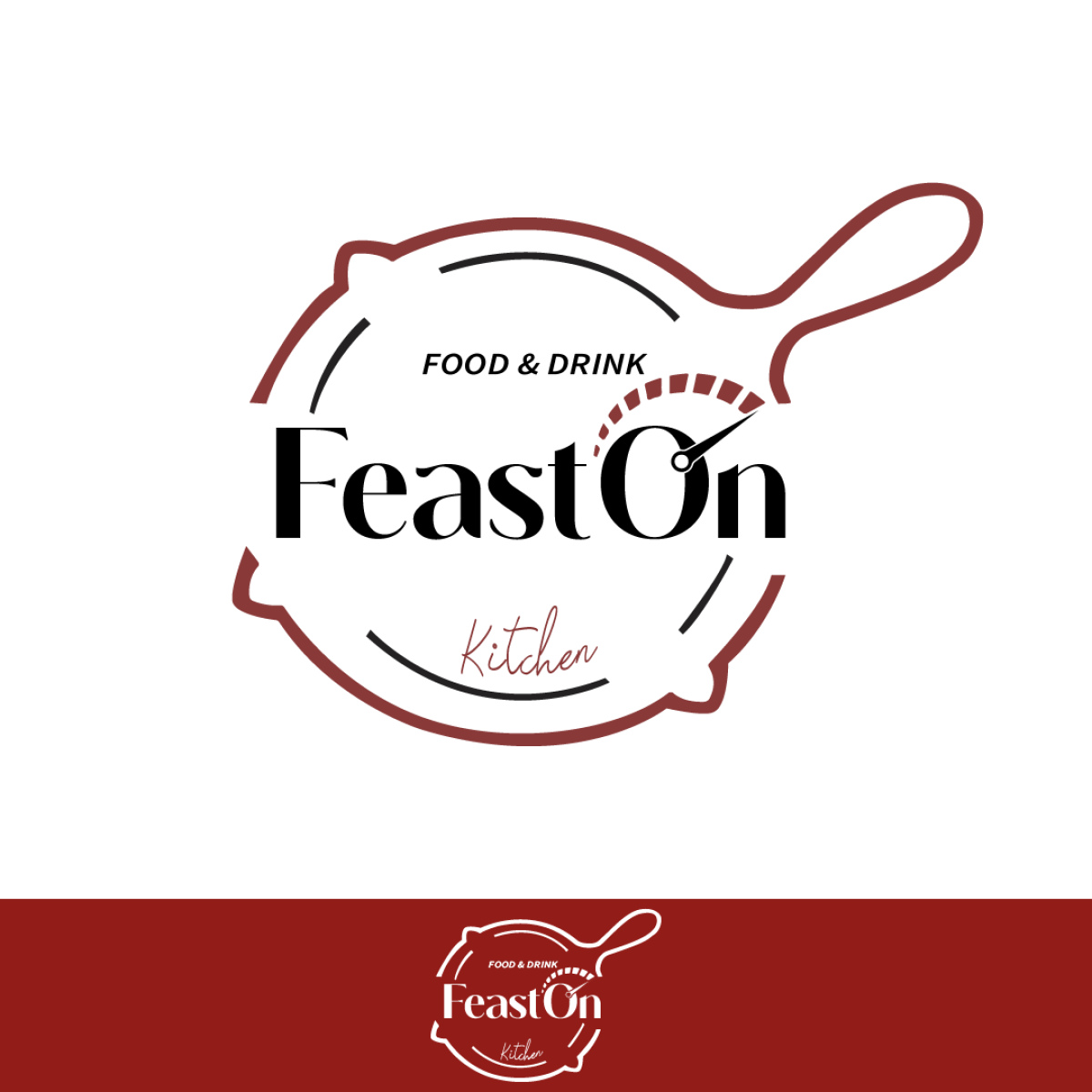 Tasarlayan yaseminglr-FeastOn Logo Tasarım Yarışması