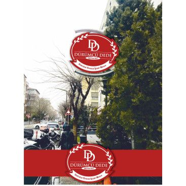 Sade ve klas bir tabela  yarışmasına tasarımcı Polyanna tarafından sunulan  tasarım 