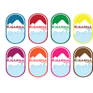 kisarna maden suyu için logo çalışması yarışmasına tasarımcı Pineappleᵀᴹ tarafından sunulan  tasarım 