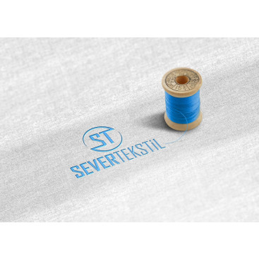 Tekstil firma logosu yarışmasına tasarımcı hbgrafik tarafından sunulan  tasarım 