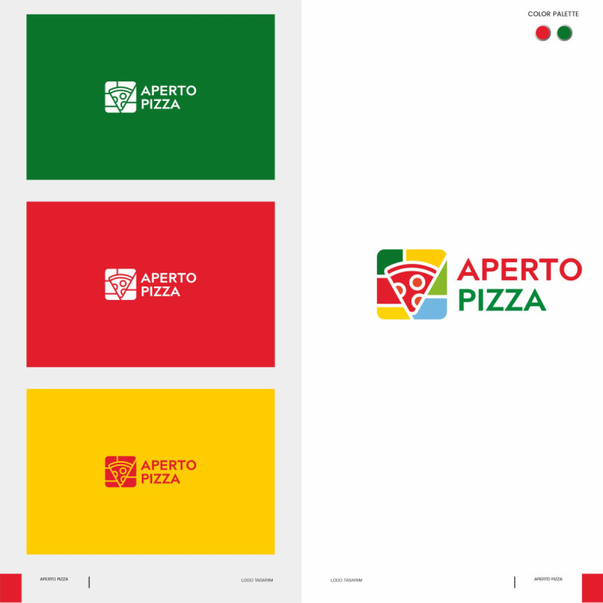 Tasarlayan omerardicli-APERTO PİZZA LOGOSUNU ARIYOR