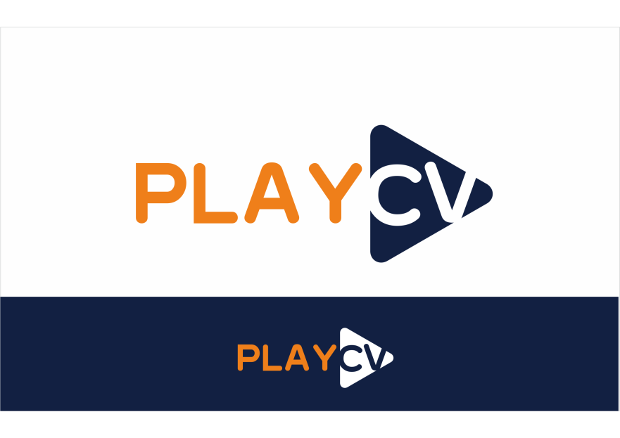 Videolu CV platformu için logo tasarımı yarışmasına tasarımcı ErcanH tarafından sunulan  tasarım 