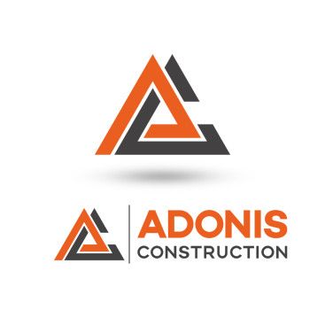 Adonis Construction Logo Tasarımı yarışmasına tasarımcı Ersin Esra tarafından sunulan  tasarım 