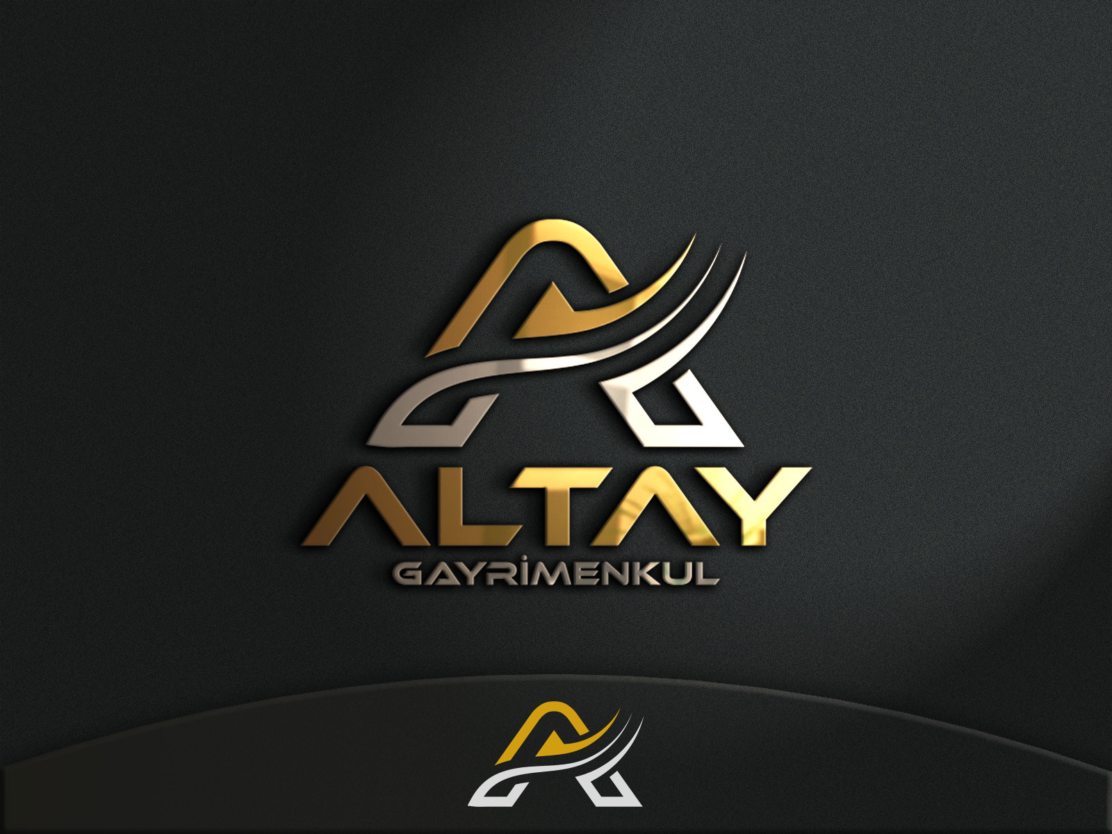 Tasarlayan Etrah™-Altay  Gayrimenkul Logo  Tasarımı 