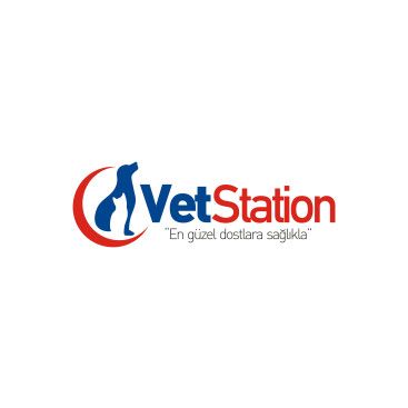 VET STATION VETERİNER KLİNİĞİ   LOGO  yarışmasına tasarımcı RΛPİDO tarafından sunulan  tasarım 