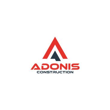 Adonis Construction Logo Tasarımı yarışmasına tasarımcı gokhandesignr tarafından sunulan  tasarım 