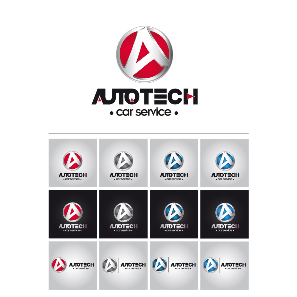 AUTOTECH CAR SERVICE Logo Tasarimi yarışmasına S.U(uvyz1243) tarafından girilen tasarım