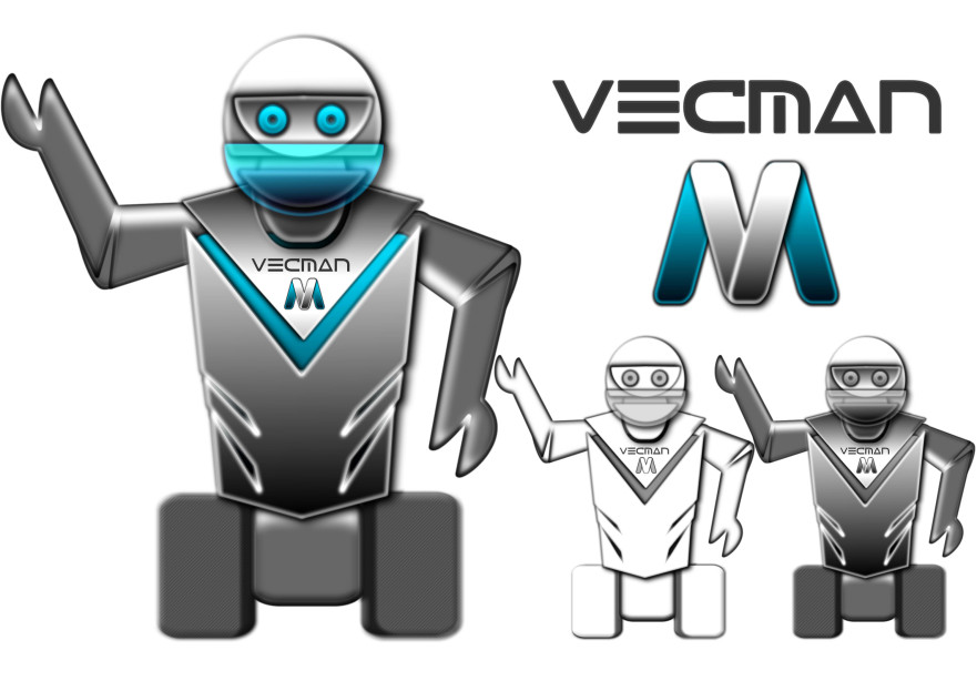 Vector Maskot Yarışması yarışmasına tasarımcı R A M C A tarafından sunulan  tasarım 