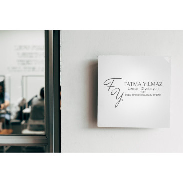 Uzman Diyetisyen Fatma Yılmaz yarışmasına tasarımcı Maktasarımgrafik tarafından sunulan  tasarım 