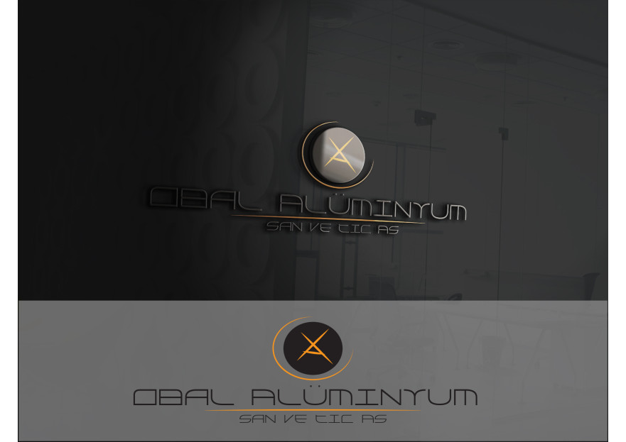 Obal Alüminyum Yeni Logosunu Arıyor yarışmasına tasarımcı ibrks tarafından sunulan  tasarım 