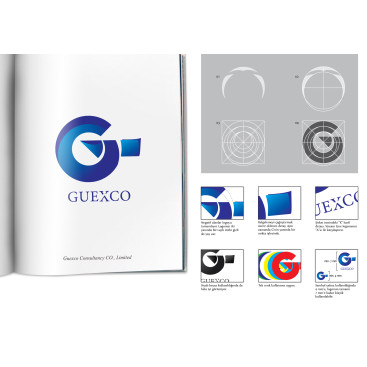 GUEXCO Logo Tasarimi yarışmasına tasarımcı moda81300 tarafından sunulan  tasarım 