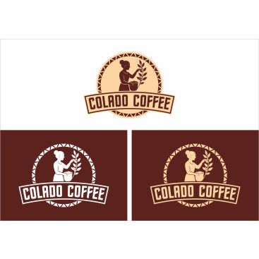 Kahve zinciri markamızın logo tasarımı yarışmasına tasarımcı serbest grafiker tarafından sunulan  tasarım 