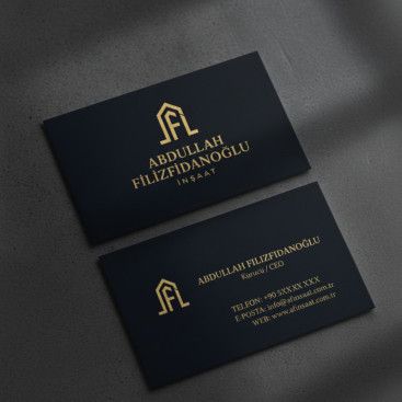 İNŞAAT FİRMAMIZ İÇİN SIFIRDAN BİR YÜZ LOGO VE KARTVİZİT yarışmasına tasarımcı inanç doğan tarafından sunulan  tasarım 