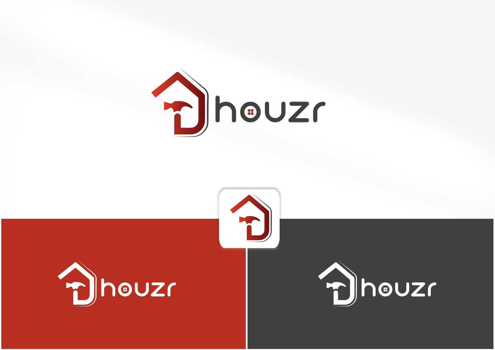 Tasarlayan dasein'oe-Houzr Startup'ı İçin Logo Çalışması