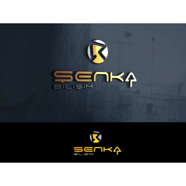 ŞENKA BİLİŞİM LOGOSUNU ARIYOR yarışmasına tasarımcı ubksdesign tarafından sunulan  tasarım 