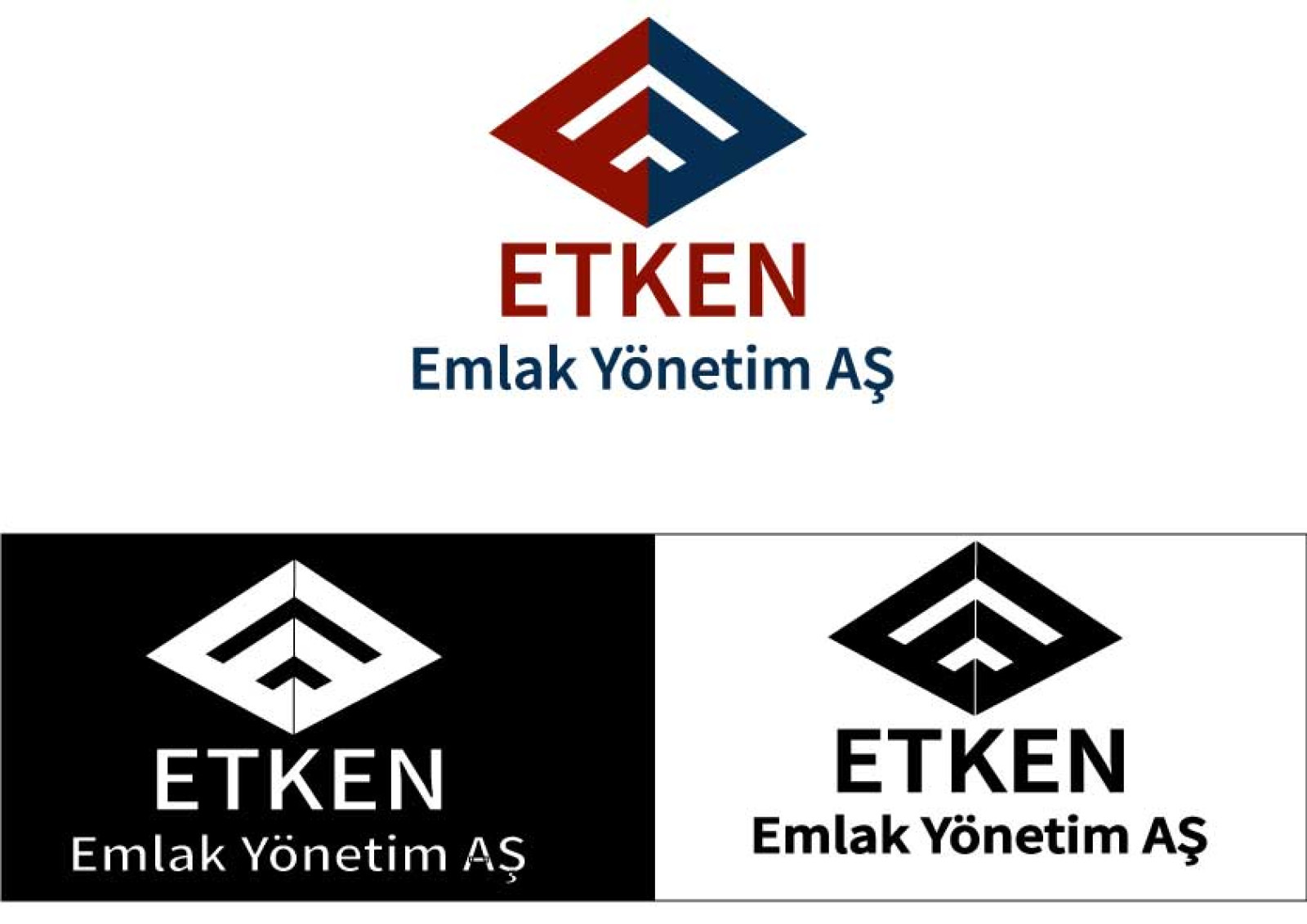 Tasarlayan fatih Bnc-Etken Emlak Yönetim A.Ş. için logo 