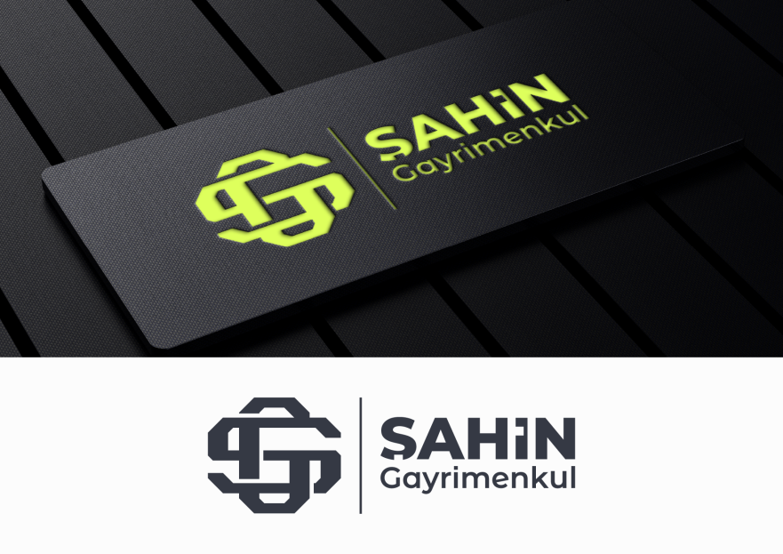 Şahin Gayrimenkul Logo + Kurumsal Kimlik yarışmasına tasarımcı MS™ tarafından sunulan  tasarım 