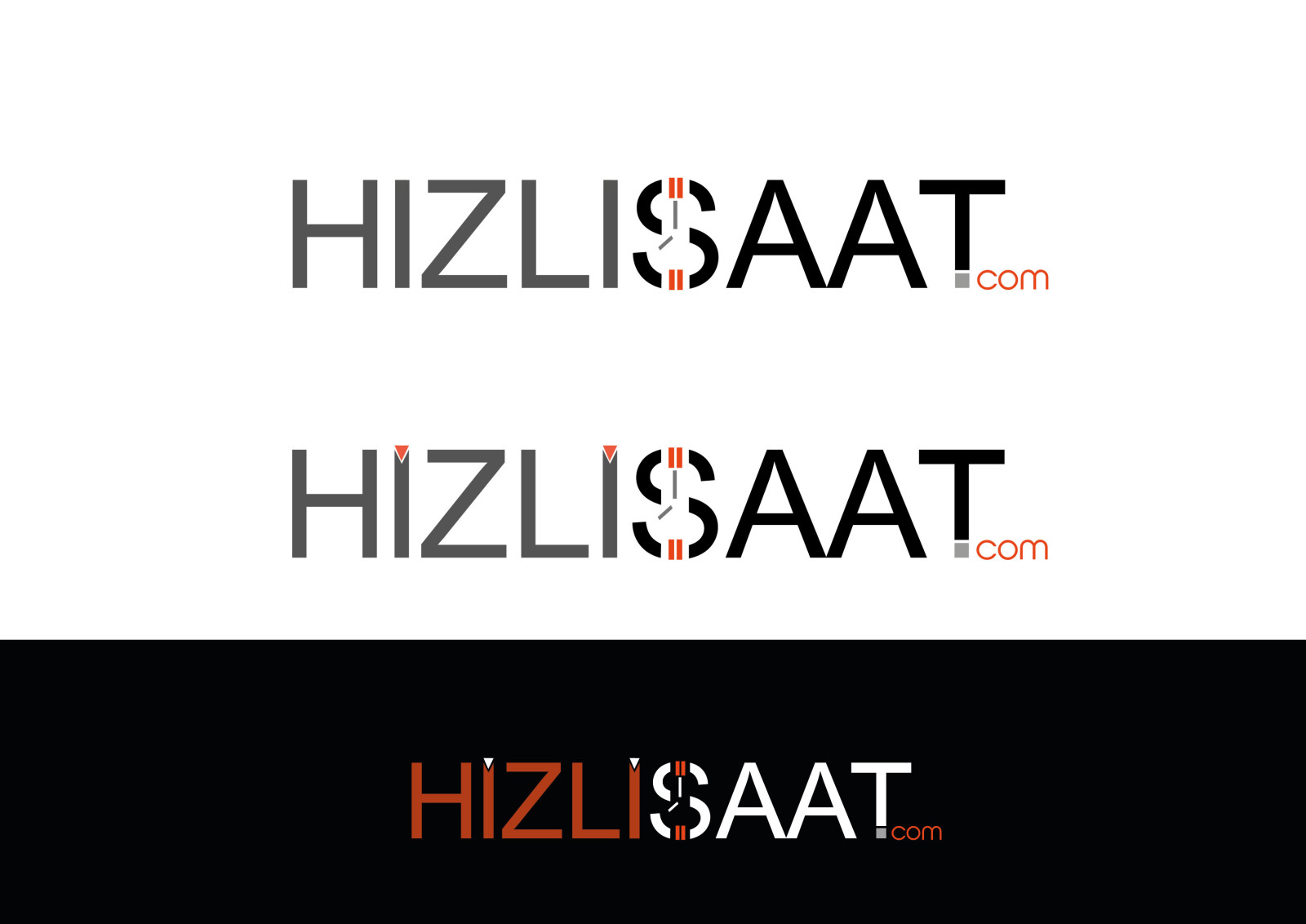 Tasarlayan KAZANAN TASARIM-Hizlisaat.com logosunu arıyor