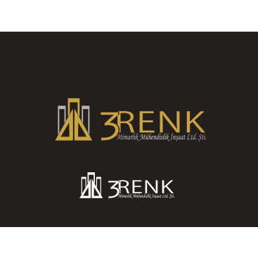 3 RENK MİMARLIK LOGO TASARIMI yarışmasına tasarımcı TeZCaN tarafından sunulan  tasarım 