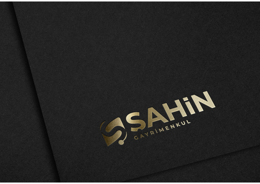 Şahin Gayrimenkul Logo + Kurumsal Kimlik yarışmasına tasarımcı pinkselldesign tarafından sunulan  tasarım 