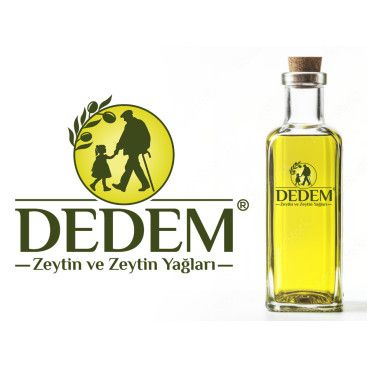 dedem zeytin ve zeytinyağlari için logo yarışmasına tasarımcı Ersin Esra tarafından sunulan  tasarım 