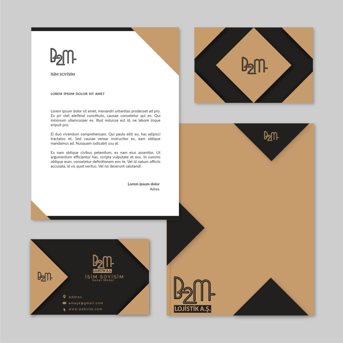 Tasarlayan DreamDesigner-Lojistik şirketi kurumsal+logo 