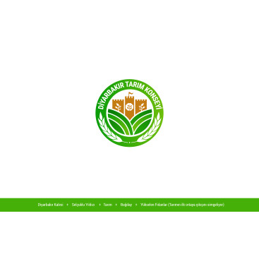 Diyarbakır Tarım Konseyi Logosu yarışmasına tasarımcı luxy tarafından sunulan  tasarım 