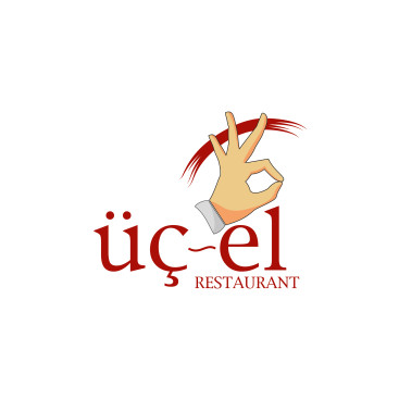 Üç-El Restaurant Kurumsal Kimlik yarışmasına tasarımcı grfkismail tarafından sunulan  tasarım 