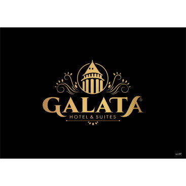 Galata Hotel & Suites Logo tasarımı yarışmasına tasarımcı ASL REKLAM tarafından sunulan  tasarım 
