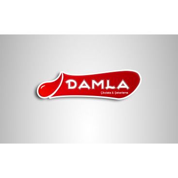 DAMLA Çikolata ve Şekerleme logo tasarım yarışmasına tasarımcı srcnbyrk tarafından sunulan  tasarım 
