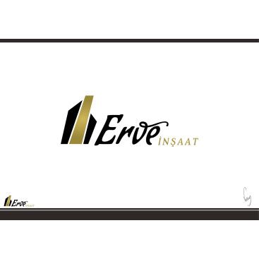 ERVE İnşaat İçin Logo+KurumsalKimlik yarışmasına tasarımcı volkanKocaman tarafından sunulan  tasarım 