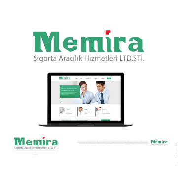 Memira Sigorta Kurumsal Kimlik Çalışması yarışmasına tasarımcı Kalzeno tarafından sunulan  tasarım 