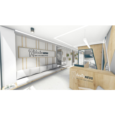 Diş kliniği için logo tasarımı yarışmasına tasarımcı Sadenut tarafından sunulan  tasarım 