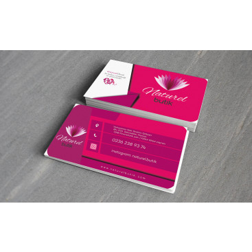 Naturel Butik / KARTVİZİT / Garantili yarışmasına tasarımcı Sedat Muti tarafından sunulan  tasarım 