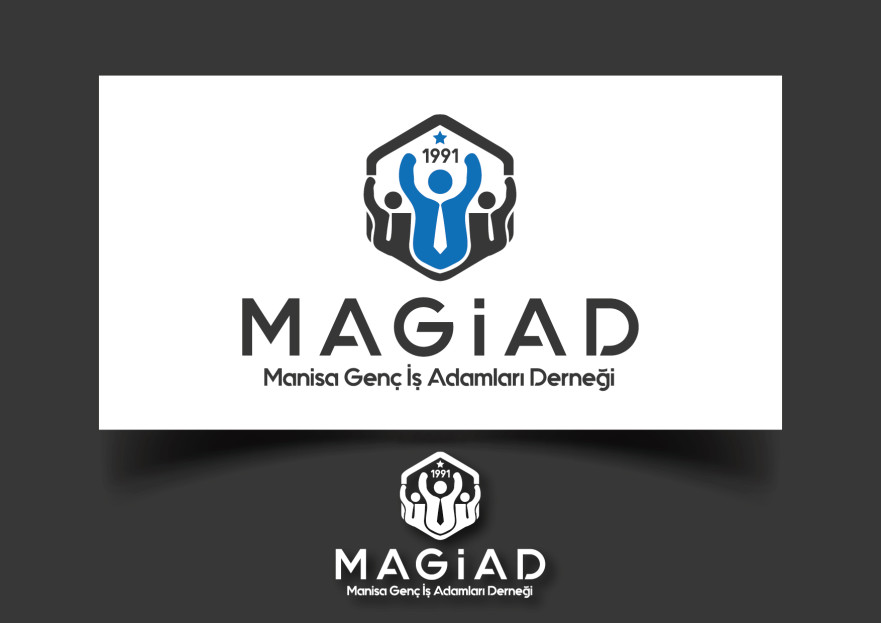 Manisa Genç İşadamları Derneği Yeni Logo yarışmasına tasarımcı DD Sanat™ tarafından sunulan  tasarım 