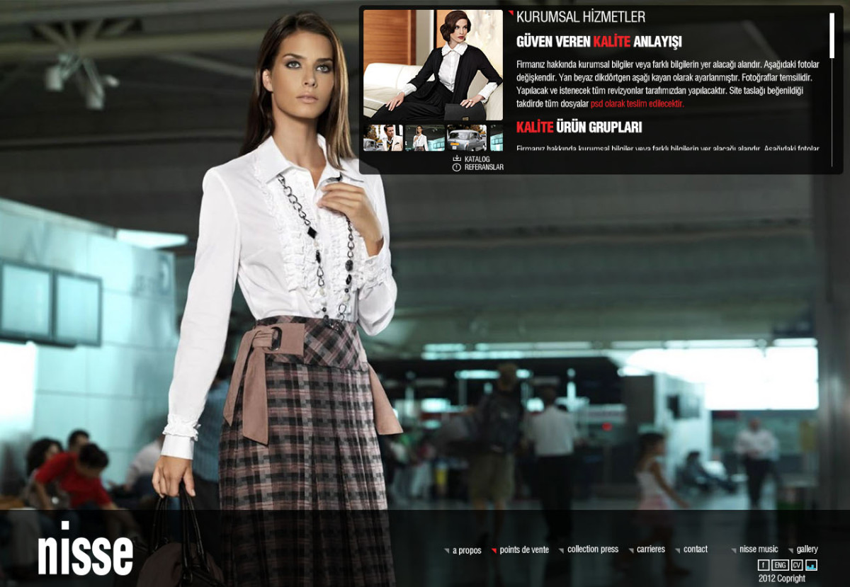 Tasarlayan Ayes Tasarım-Moda Web Site Tasarım