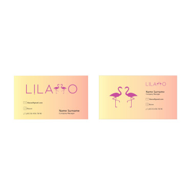 ''LİLASSO'' MARKASI İÇİN LOGO-KARTVİZİT yarışmasına tasarımcı Pınar Yiğit tarafından sunulan  tasarım