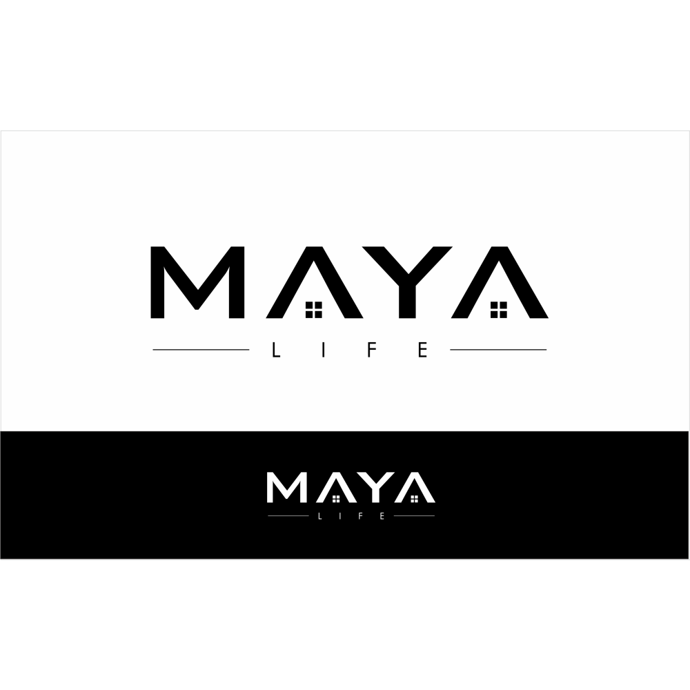 MAYA yazı karakteri ile bir inşaat proje