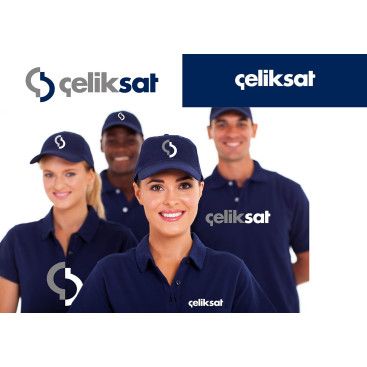 Çelik satışı yapan firmamız için logo yarışmasına tasarımcı TAMGAMAN tarafından sunulan  tasarım 