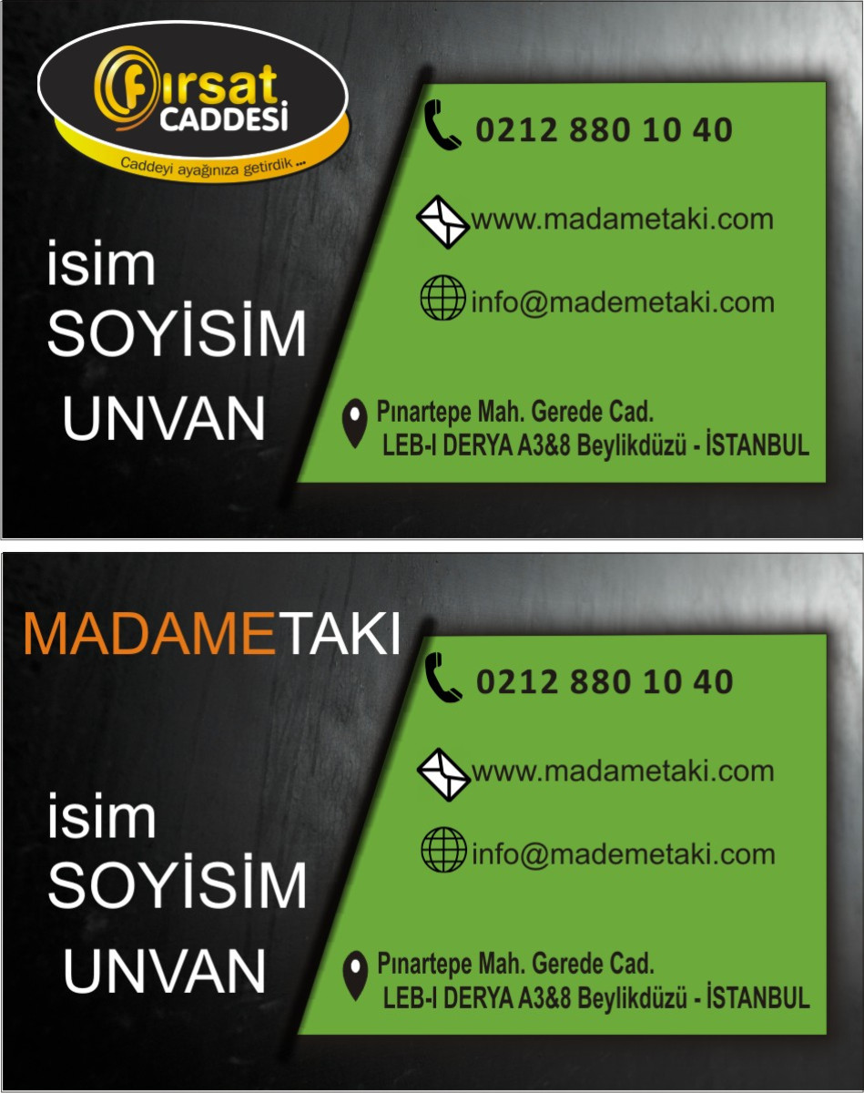 Tasarlayan deniz4747-2 Marka Tek Kartvizit