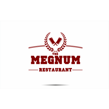 The Megnum Restoranı İçin Logo Tasarım. yarışmasına tasarımcı ErcanH tarafından sunulan  tasarım 