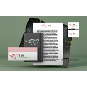 Lojistik şirketi kurumsal+logo  yarışmasına tasarımcı Lamberti Design tarafından sunulan  tasarım