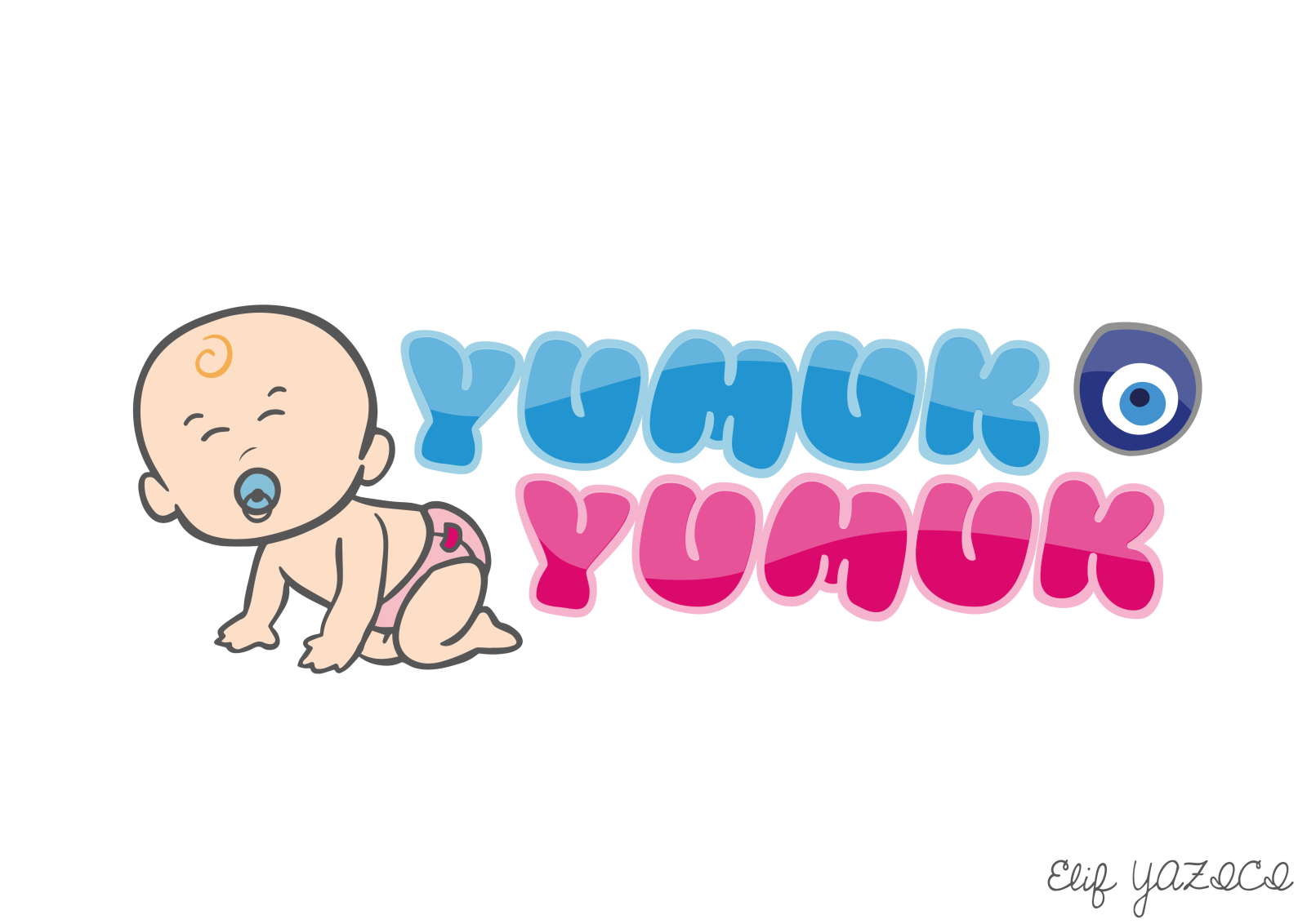 Tasarlayan ElifYAZICI-YUMUKYUMUK.COM.TR Logo ve Amblem Tasarım