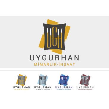 UYGURHAN MİMARLIK LOGOSUNU ARIYOR yarışmasına tasarımcı purple tarafından sunulan  tasarım 