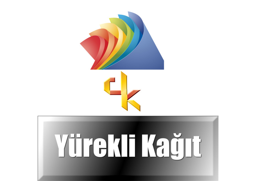 Yürekli Kağıt Yeni Logosunu Arıyor. yarışmasına tasarımcı Hancı tarafından sunulan  tasarım 