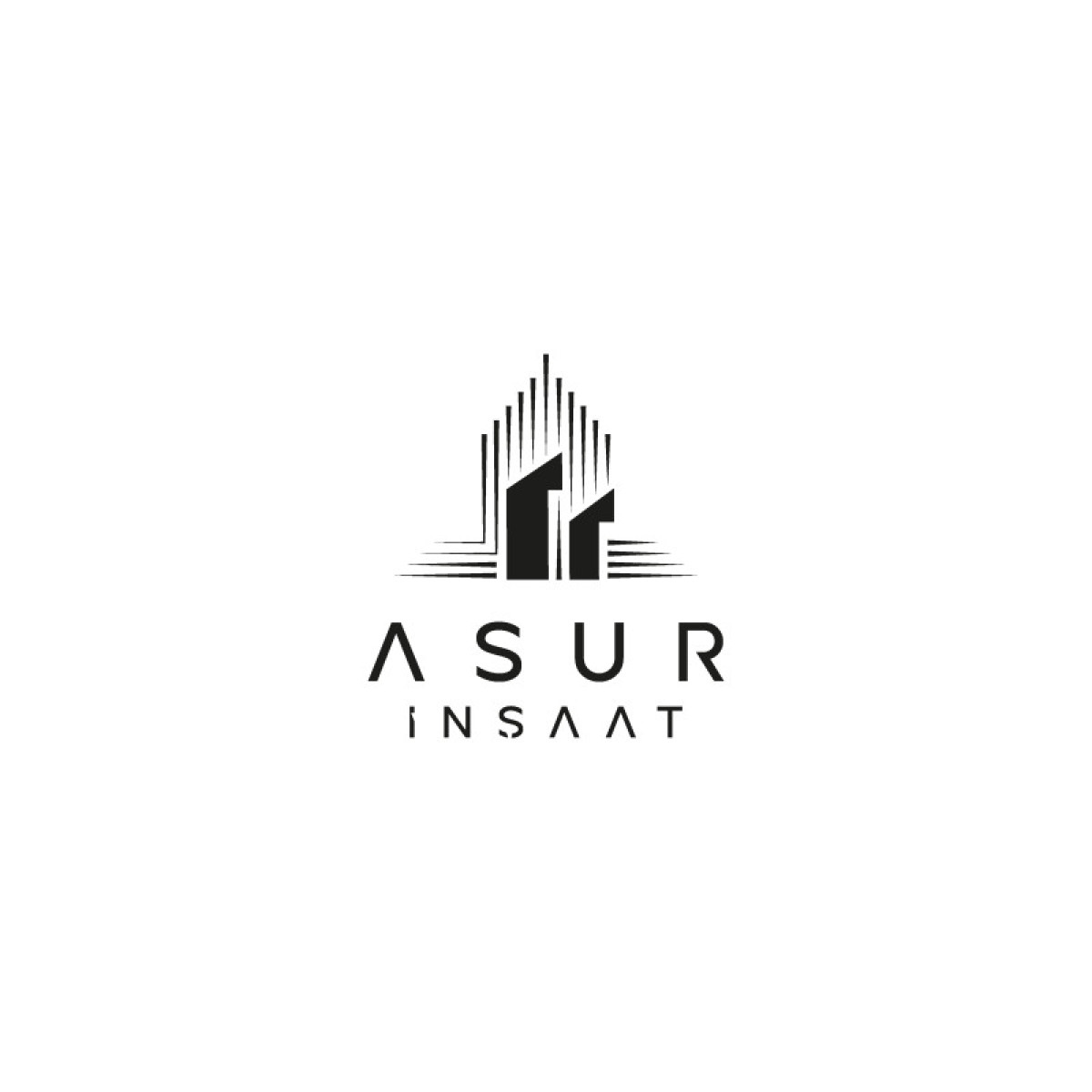 Tasarlayan fatihyilmaz-ASUR İNŞAAT İÇİN LOGO TASARIM