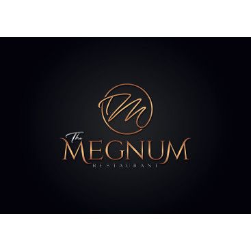 The Megnum Restoranı İçin Logo Tasarım. yarışmasına tasarımcı İNNOVASYON tarafından sunulan  tasarım 