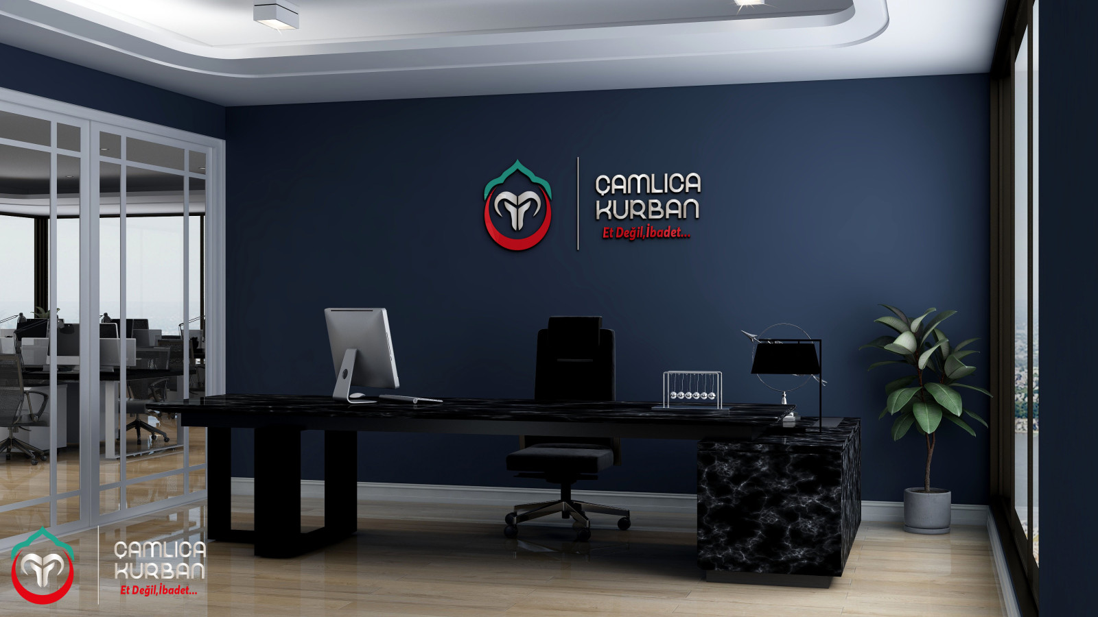 Tasarlayan myben design-Çamlıca Kurban Logosu