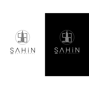 Şahin Gayrimenkul Logo + Kurumsal Kimlik yarışmasına tasarımcı Gizem SC tarafından sunulan  tasarım 