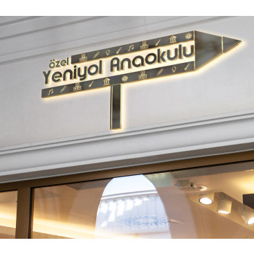 yeniyol anaokulumuza dikkat çekici logo  yarışmasına tasarımcı Tolgaaxu tarafından sunulan  tasarım 